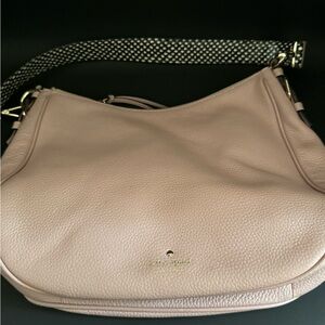 Pink Kate Spade Hobo Style Bag with Reversible Strap